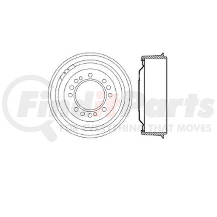 Bendix E12771032 Brake Drum Brake Drum