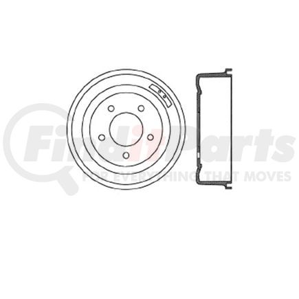 Bendix E12771027 Brake Drum Brake Drum