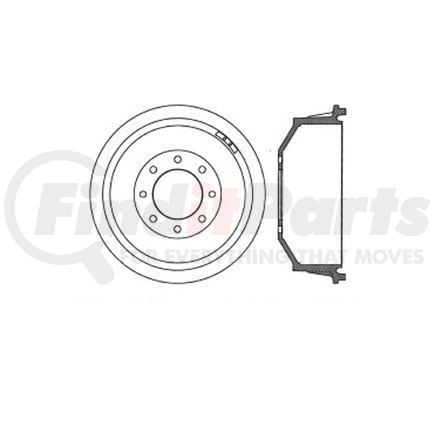 Bendix E12771040 Brake Drum Brake Drum