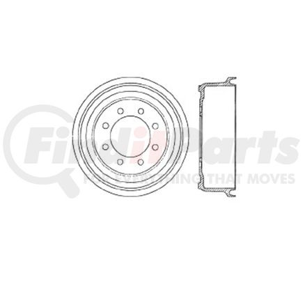 Bendix E12772020 Brake Drum Brake Drum