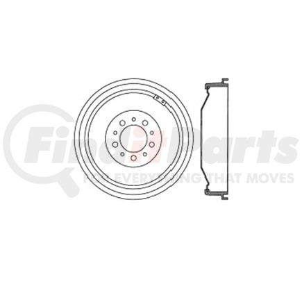 Bendix E12772021 Brake Drum Brake Drum