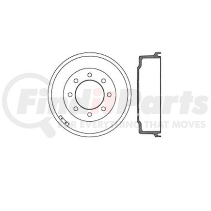 Bendix E12772018 Brake Drum Brake Drum