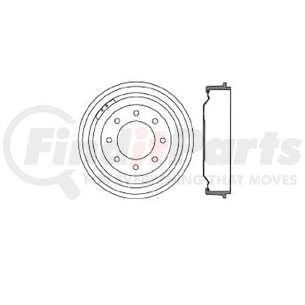 Bendix E12772023 Brake Drum Brake Drum