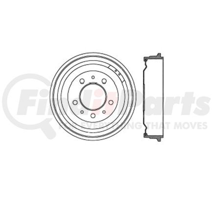 Bendix E12772024 Brake Drum Brake Drum