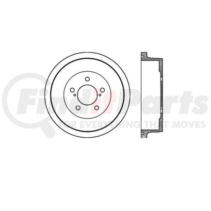 Bendix E12772034 Brake Drum Brake Drum