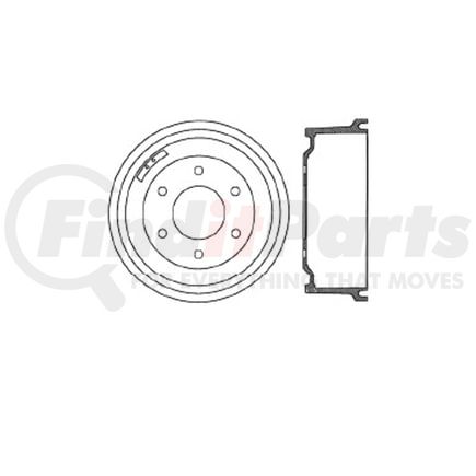 Bendix E12772038 Brake Drum Brake Drum