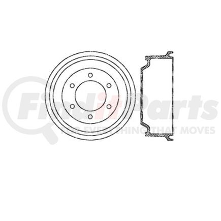 Bendix E12772047 Brake Drum Brake Drum