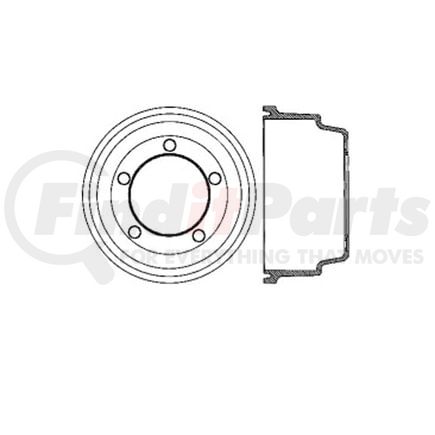 Bendix E12781008 Brake Drum Brake Drum