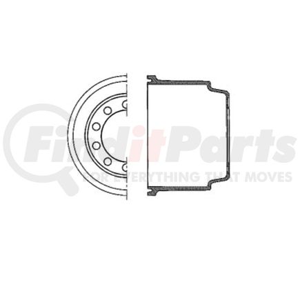 Bendix E12784009 Brake Drum Brake Drum