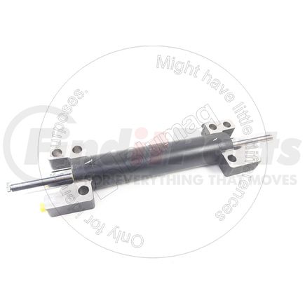 214-5097 by BLUMAQ - Steel Steering Cylinder, Front Axle, 9.45" Stroke, 2.56" Bore, For Caterpillar Backhoe Loader