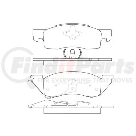 Bendix E30503440 Disc Brake Pad Set Pad Set