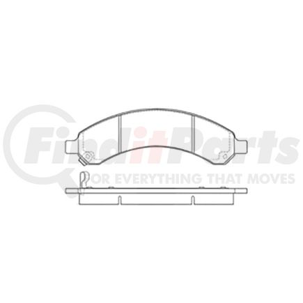 E30509740 by BENDIX - Disc Brake Pad Set