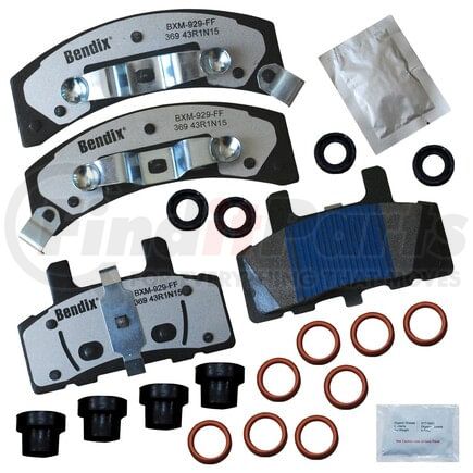 MKD369FM by BENDIX - Disc Brake Pad Set
