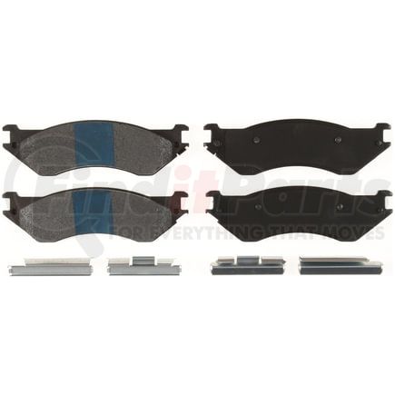 MKD702 by BENDIX - Disc Brake Pad Set - Semi Metallic