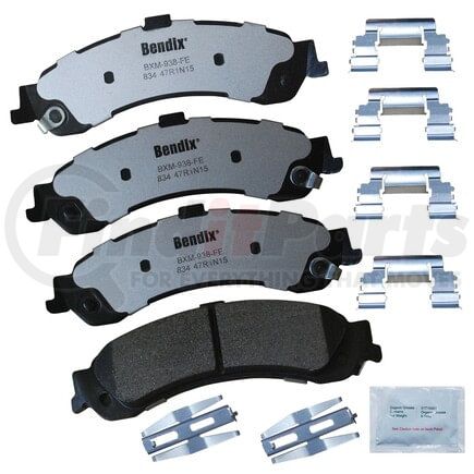 MKD834FM by BENDIX - FLEET METLOK Disc Brake Pad Set