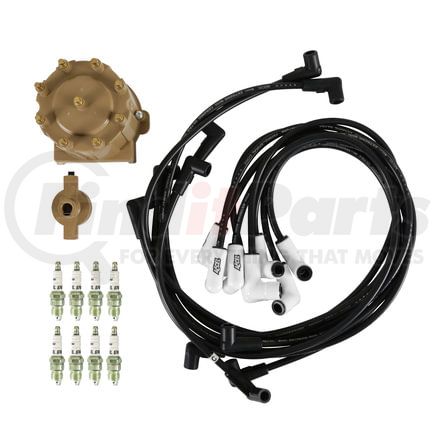 Accel TST4 Distributor Cap / Rotor Kit / Spark Plug / Spark Plug Wire Kit Truck Super Tune-Up Kit Ignition Tune Up Kit