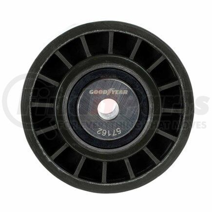 57162 by GOODYEAR BELTS - Accessory Drive Belt Idler Pulley - 2.73 in. Outside Diameter
