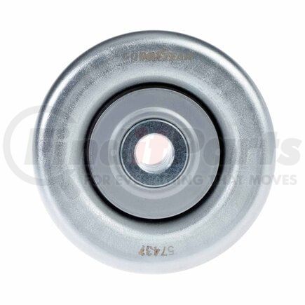 57437 by GOODYEAR BELTS - Accessory Drive Belt Idler Pulley - FEAD Pulley, 2.75 in. Outside Diameter, Steel