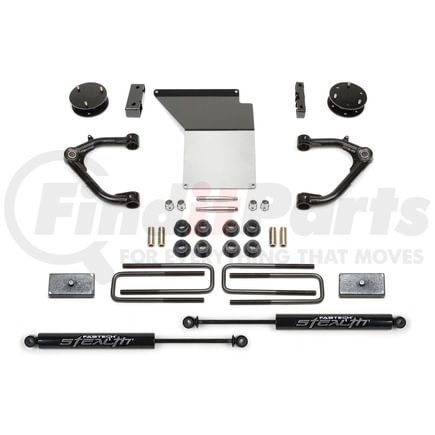 FTS21189 by FABTECH - Component Box; For 4 in. Lift; Incl. Rear Stealth Monotube Shocks; For PN[K1062M];