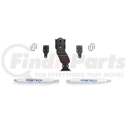 Fabtech FTS22301 Steering Damper Kit Steering Stabilizer Kit; Performance Dual;
