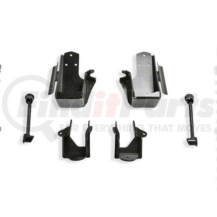 Fabtech FTS24310 Suspension Shock Absorber Conversion Kit Coilover Mount Kit; For