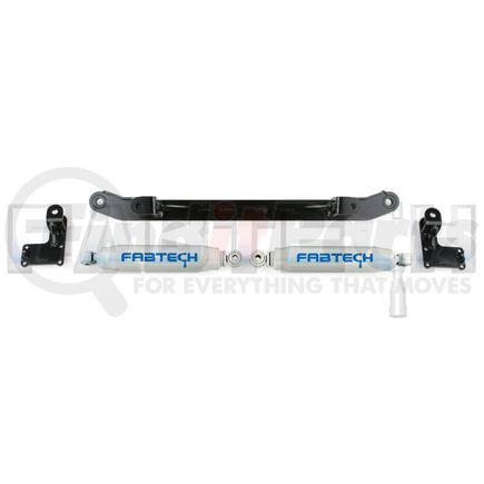 Fabtech FTS8000 Steering Damper Kit Steering Stabilizer Kit; Dual; Utilizes OE Bracket;