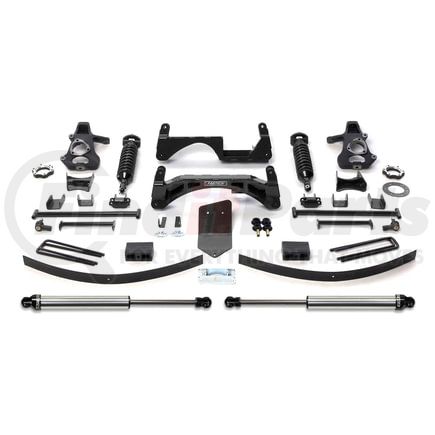 K1025DL by FABTECH - Performance Lift System w/Shocks; w/DLSS Shocks; 7 in. Lift; Front Dirt Logic Coil Over Box;