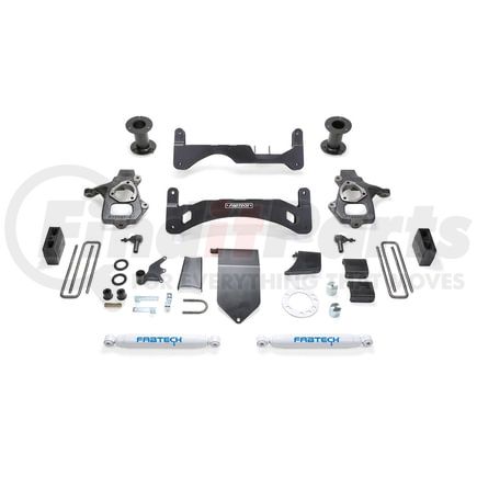 K1084 by FABTECH - Basic Lift System w/Shocks; w/Performance Shocks; 6 in. Lift; GEN ll; w/Factory Aluminum Suspension;