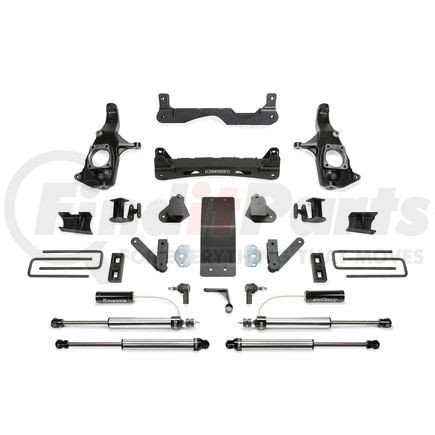 K1124DL by FABTECH - Crossmember Lift System; 4 in. Lift; w/Dirt Logic 2.25 Resi Shocks;