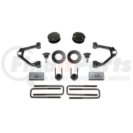 K1128 by FABTECH - Budget Lift System w/Shock; 3.5 In. Lift; Incl. 2.25 ARC Shocks;