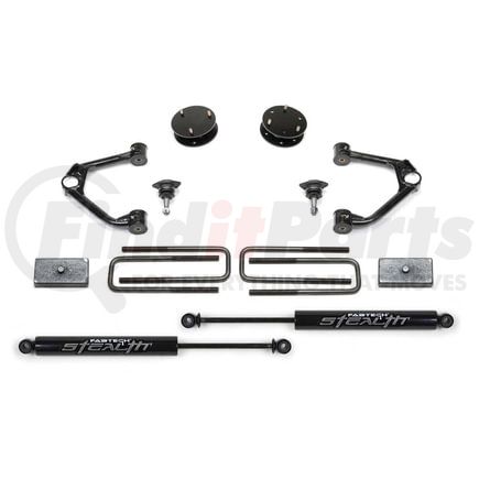 K1126M by FABTECH - Budget Lift System w/Shock; 3.5 In. Lift; Incl. Stealth Shocks;