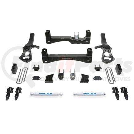K1150 by FABTECH - Basic Lift System w/Shocks; 6 in. Lift; w/Rear Performance Shocks;