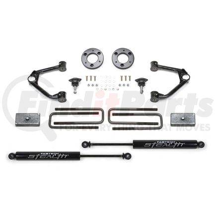 K1152M by FABTECH - Ball Joint Control Arm Lift System; 1.5 in. Lift; w/Rear Stealth Shocks;
