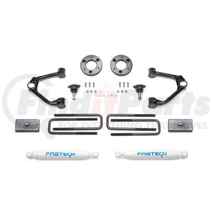 K1152 by FABTECH - Ball Joint Control Arm Lift System; 1.5 in. Lift; w/Rear Performance Shocks;