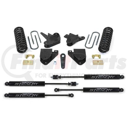 Fabtech K2100M Suspension Lift Kit Basic Lift System w/Shocks; w/Stealth Monotube Shocks; 6 in. Lift;