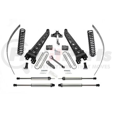 K2123DL by FABTECH - Radius Arm Lift System; w/DLSS Shocks; 8 in. Lift; w/o Factory Overload;