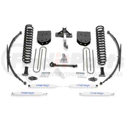 K2127 by FABTECH - Basic Lift System w/Shocks; w/Performance Shocks; 8 in. Lift;