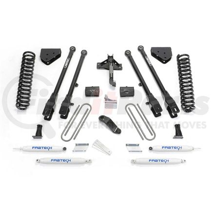 K2132 by FABTECH - 4 Link Lift System; w/Performance Shocks; 6 in. Lift;