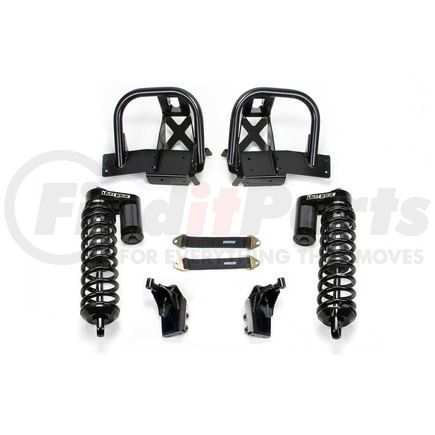 K2162DL by FABTECH - 4.0 Coilover Conversion System; w/DLSS Shocks; 10 in. Lift; Incl. Coilover Hoops; Lower Mounts; Axle Sway Bar Relocator; All Required Hardware;