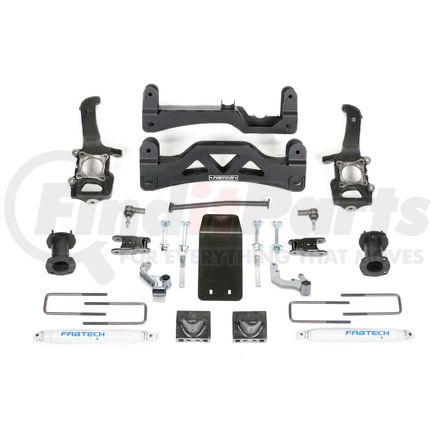 K2190 by FABTECH - Basic Lift System w/Shocks; w/Performance Shocks; GEN II w/Performance Shocks;