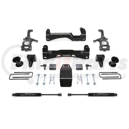 K2194M by FABTECH - Basic Lift System w/Shocks; w/Stealth Monotube Shocks; 6 in. Lift;