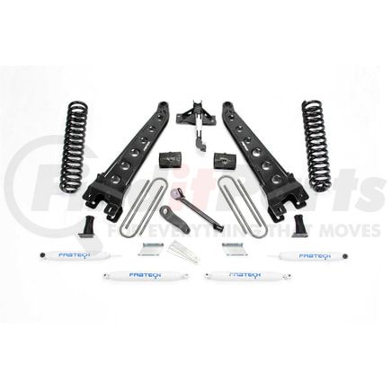K2215 by FABTECH - Radius Arm Lift System; 4 in. Lift; Incl. Performance Shocks;