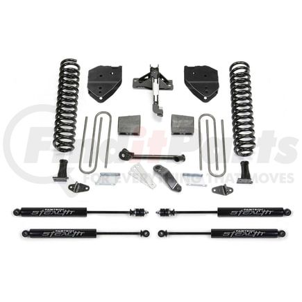 K2252M by FABTECH - Basic Lift System w/Shocks; 4 In. Lift; Incl. Stealth Shocks;