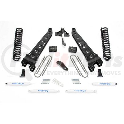 K2282 by FABTECH - Radius Arm Lift System; 6 in. Lift; Incl. Coils And Performance Shocks;