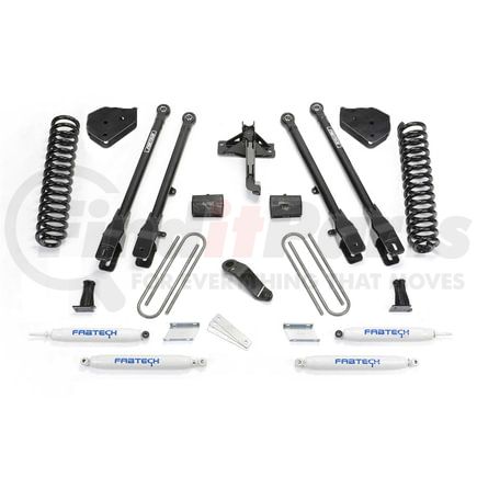 K2284 by FABTECH - 4 Link Lift System; 6 in. Lift; Incl. Coils And Performance Shocks;