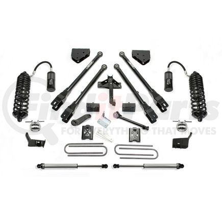 K2288DL by FABTECH - 4 Link Lift System; For 6 in. Lift; Incl. Front 4.0 DL Resi Coilovers/Rear DL 2.25 Shocks;