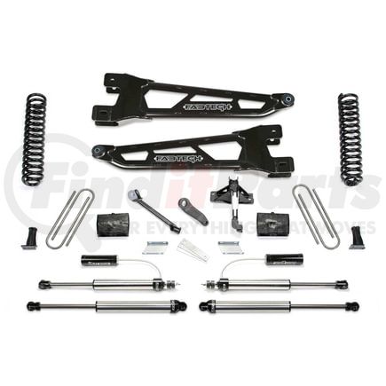 K2295DL by FABTECH - Radius Arm Lift System; 6 in. Lift; Incl. Front Dirt Logic 2.25 Resi Shocks and Rear Dirt Logic 2.25 Shocks;