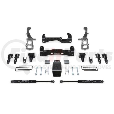 K2371M by FABTECH - Basic Lift System w/Shocks; w/Rear Stealth Shocks; 6 in. Lift;