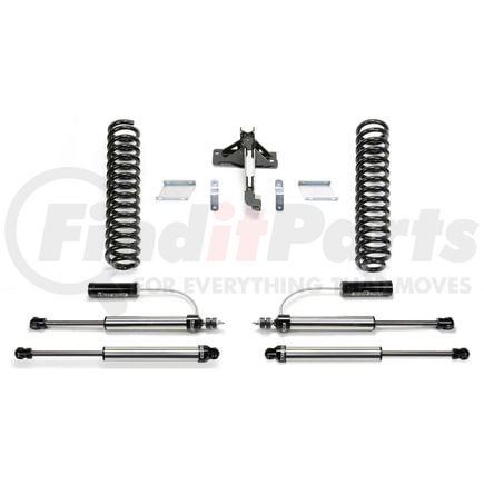 K2340DL by FABTECH - Budget Lift System w/Shock; 2.5 in. Lift; w/Front Dirt Logic 2.25 Resi Shocks And Rear Dirt Logic 2.25 Shocks;