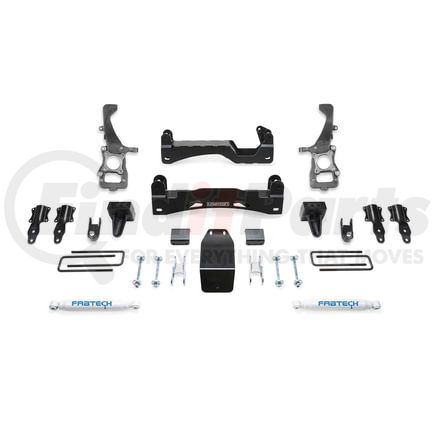 K2371 by FABTECH - Basic Lift System w/Shocks; w/Rear Perfomance Shocks; 6 in. Lift;